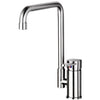 Outdoor Shower Co Hot & Cold Faucet - "Romeo" Lever Handle - 90° Spout - CAP-1001-V1