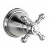 Outdoor Shower Co Concealed Single Supply Valve - "Collana" Cross Handle - CAP-B3130-O1