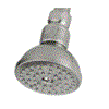 Outdoor Shower Co. 3” Shower Head - Satin CAP-119-3