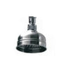 Outdoor Shower Co. 4” “Raincan” Shower Head - Satin or Mirror GL150-4-M