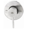 Outdoor Shower Co. Concealed Hot & Cold Valve - Satin CAP-3131-A3