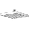 Outdoor Shower Co 13” Square Shower Head - Satin or Mirror GLSQA-13-S