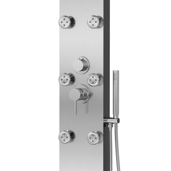 PULSE Monterey ShowerSpa 1042SSB Stainless Steel Brushed Shower Sys