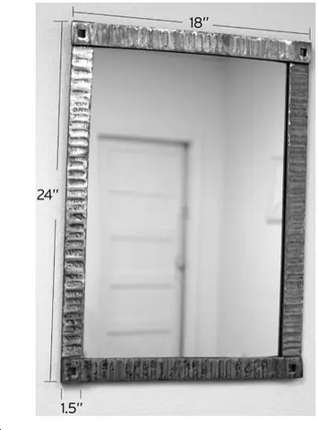 Sonoma Forge Cixx 18 Inch X 24 Inch Mirror Frame 3 Inch Wide Frame - CX-ACC-MIR-1824W