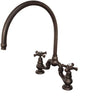 Sonoma Forge  Deck Mount Kitchen Faucet With Large Swivel Spout  - BS-DM-LG