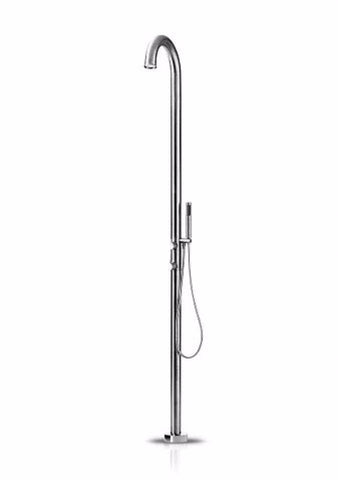 JEE-O ORIGINAL 02TH Brushed Stainless Steel Outdoor Shower 400-6200 - Cloud 9 Shower Heads