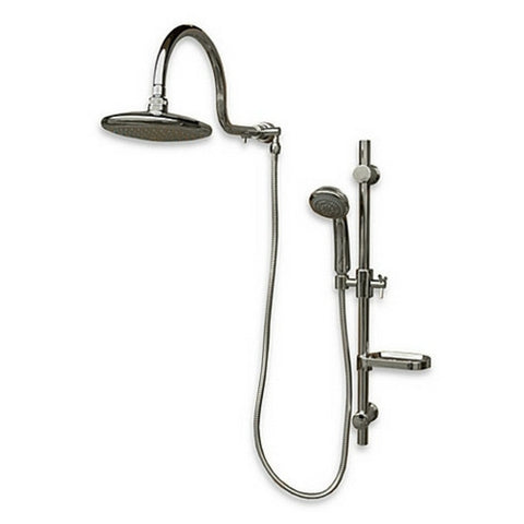 PULSE ShowerSpas AquaRain 1019-BN Brushed-Nickel Shower System - Cloud 9 Shower Heads