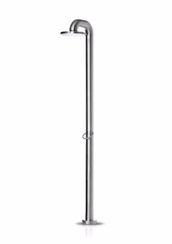 JEE-O Fatline Brushed Stainless Steel Outdoor Shower 01 200-6100 - Cloud 9 Shower Heads