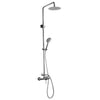 Outdoor Shower Co. DVA-L2-HS - 8" Shower Head, Single Lever Handle, Stainless Steel, Hand Spray